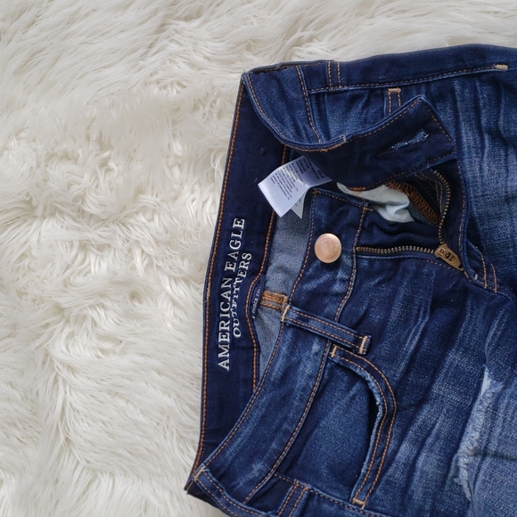 AMERICAN EAGLE Ripped Skinny Jeans Sise 2 - Picture 3 of 7